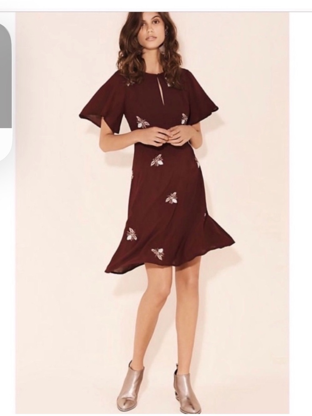 Anthropologie Moulinette Soeurs Beaded Firefly Dress - Picture 2 of 13